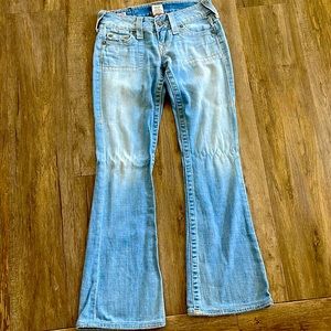 True religion bell bottom size 26 low rise